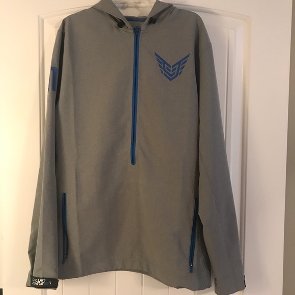 💙NIKE Hooded Half Zip Windbreaker Jacket - Picture 2 of 8